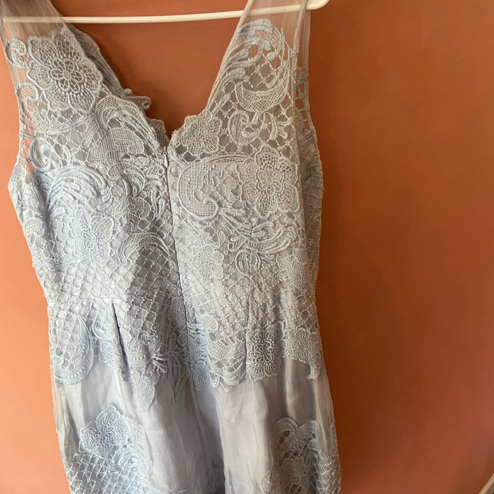 Lacey blue dress BHLDN